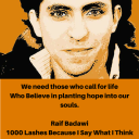Raif Badawi 1000 lashes because I say what I think via Free Raif Badawi on Facebook